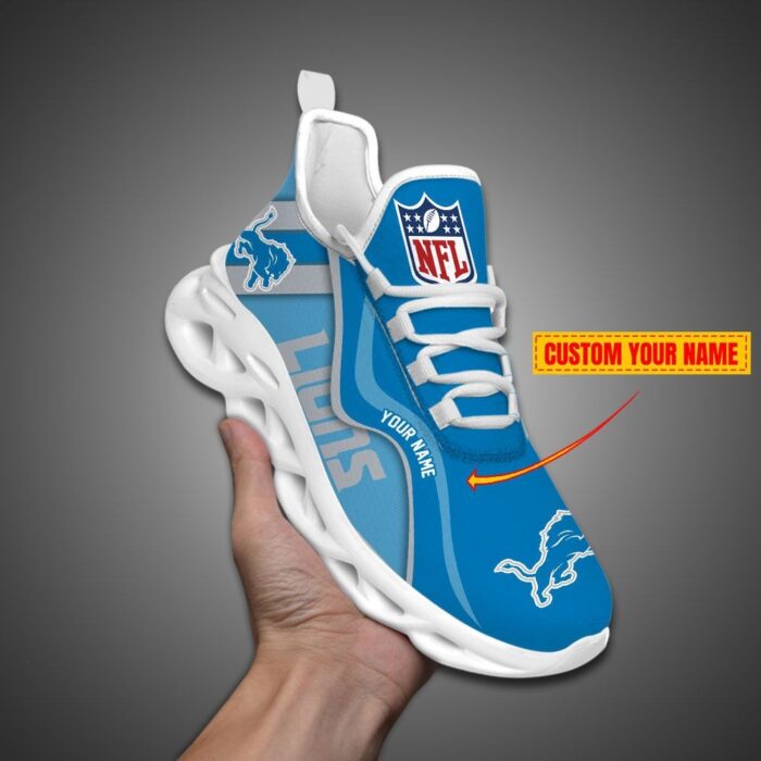 Detroit Lions NFL Customized Unique Max Soul Shoes