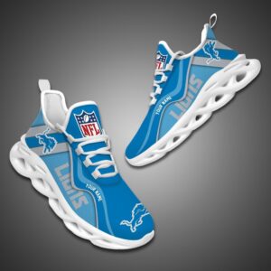 Detroit Lions NFL Customized Unique Max Soul Shoes