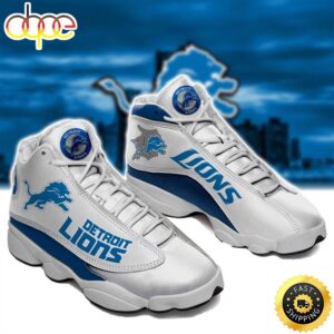 Detroit Lions NFL Ver 3 Air Jordan 13 Sneaker