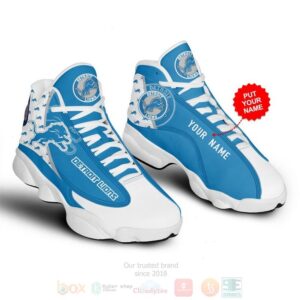 Detroit Lions Nfl Air Jordan 13 Shoes 2