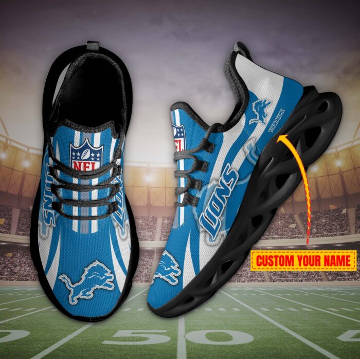 Detroit Lions Personalized Max Soul Shoes