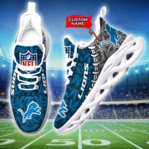 Detroit Lions Personalized Max Soul Shoes for Fan