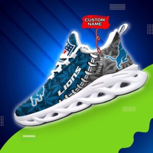 Detroit Lions Personalized Max Soul Shoes for Fan