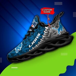 Detroit Lions Personalized Max Soul Shoes for Fan