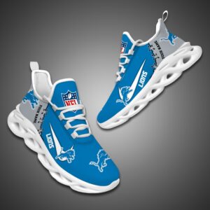 Detroit Lions Personalized NFL Max Soul Shoes Fan Gift