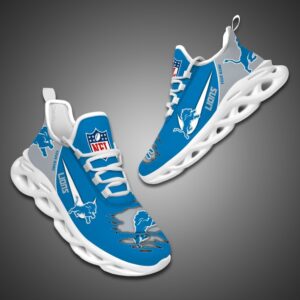 Detroit Lions Personalized NFL Max Soul Shoes for Fan