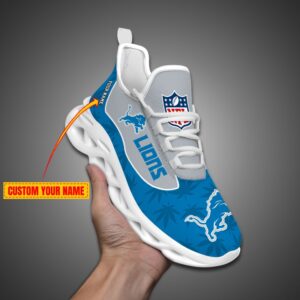 Detroit Lions Personalized Weed Limited Edition Max Soul Shoes