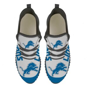 Detroit Lions Sneakers Big Logo Yeezy Shoes Art 530