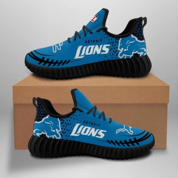 Detroit Lions Unisex Sneakers New Sneakers Custom Shoes Football Yeezy Boost