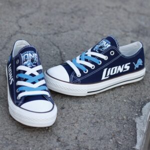 Detroit Lions Women's Shoes Low Top Canvas Shoes