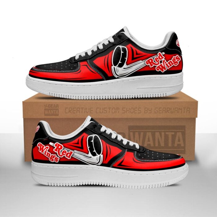 Detroit Red Wings Air Sneakers Custom Fan Gift