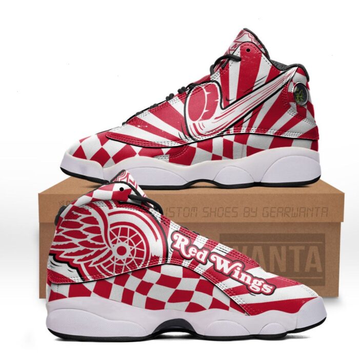 Detroit Red Wings Jd 13 Sneakers Sport Custom Shoes