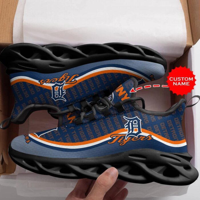 Detroit Tigers 4 Max Soul Shoes