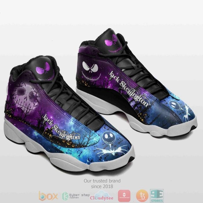 Disney Jack Skellington Disney Running For Men Women Ver 2 Air Jordan 13 Sneaker Shoes