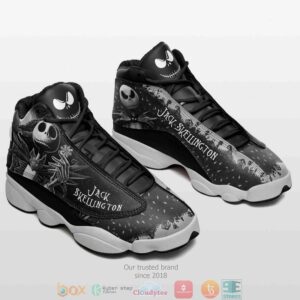 Disney Jack Skellington Disney Running For Men Women Ver4 Air Jordan 13 Sneaker Shoes