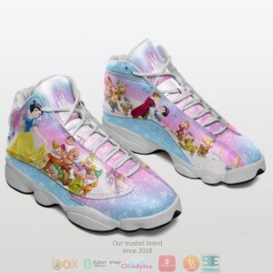 Disney Snow White And The Seven Dwarfs Disney Cartoon Air Jordan 13 Sneaker Shoes