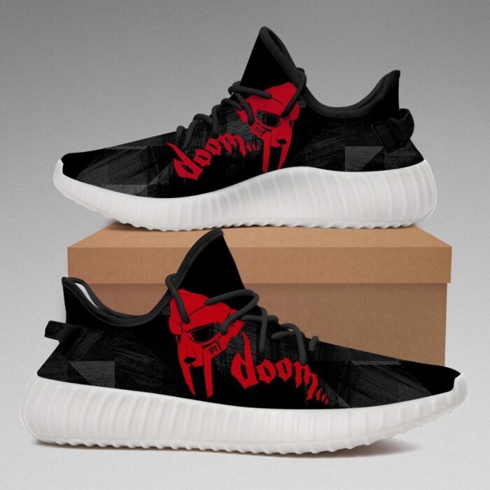 Doom Black Yeezy Shoes Custom Shoes