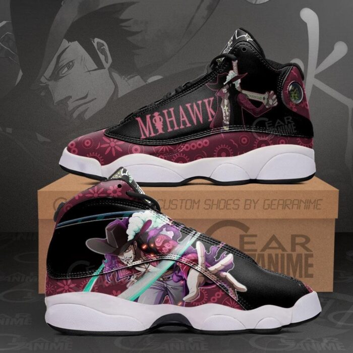 Dracule Mihawk Anime One Piece Air Jordan 13 Shoes