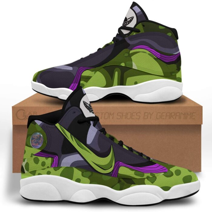 Dragon Ball Cell Anime Air Jordan 13 Shoes