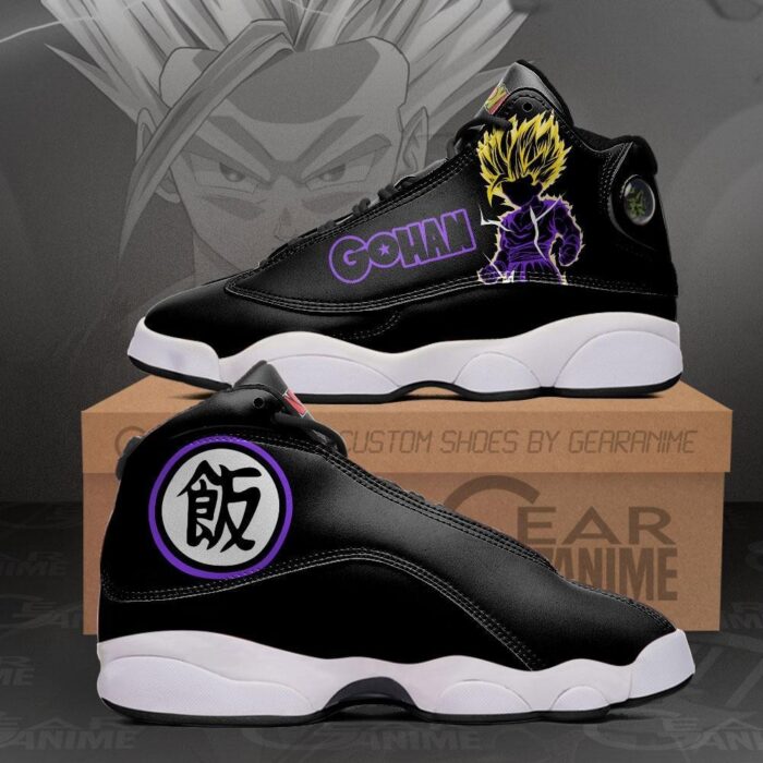 Dragon Ball Gohan Ssj Air Jordan 13 Sneaker Shoes