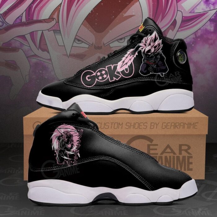 Dragon Ball Goku Black Rose Air Jordan 13 Sneaker Shoes