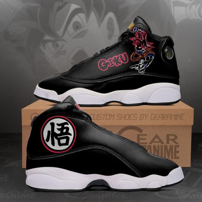 Dragon Ball Goku God Air Jordan 13 Sneaker Shoes