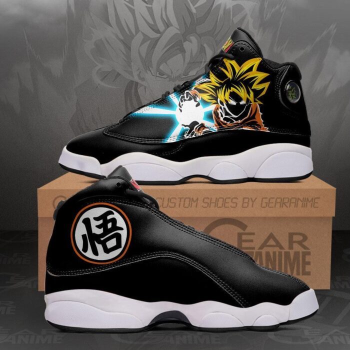 Dragon Ball Goku Kanji Symbol Air Jordan 13 Sneaker Shoes