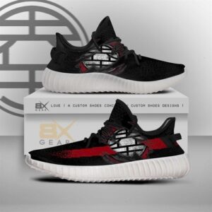 Dragon Ball Shoes King Kai Yeezy Sneakers Kanji Word Yeezy Sneake