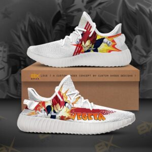 Dragon Ball Sneakers Vegeta Yeezy Shoes Excellent Art 1105