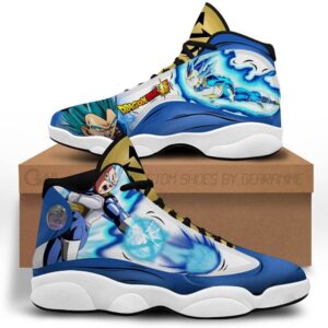 Dragon Ball Super Vegeta Blue Air Jordan 13 Sneaker Shoes