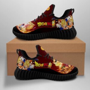 Dragon Ball Unisex Sneakers New Sneakers Animated Cartoon Custom Shoes Super Saiyan Yeezy Boost Yeezy Shoes