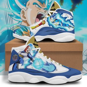 Dragon Ball Z Vegeta Blue Air Jordan 13 Sneaker