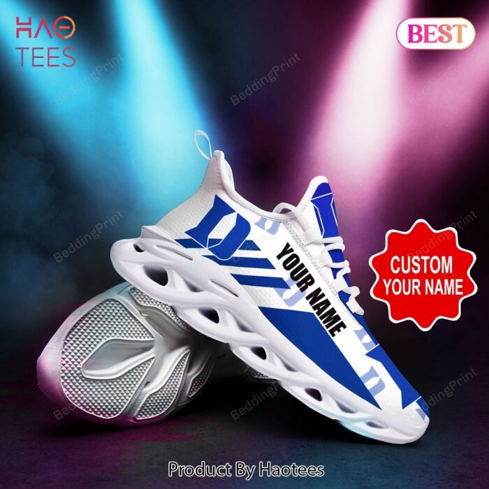 Duke Blue Devils NCAA Custom Name Max Soul Shoes