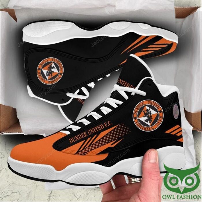 Dundee United F.C. Orange Black Air Jordan 13