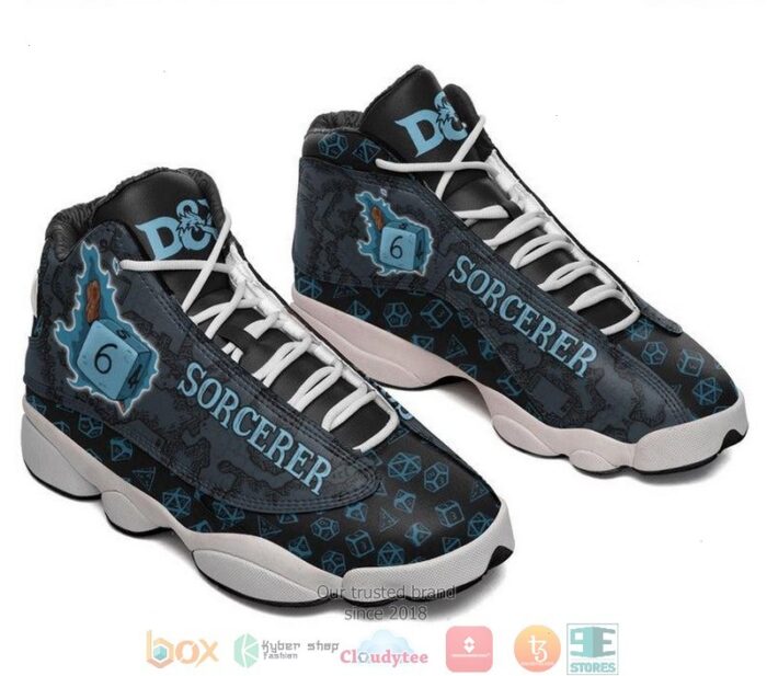 Dungeon And Dragon Sorcerer Game Canvas Birthday Unisex Air Jordan 13 Sneaker Shoes