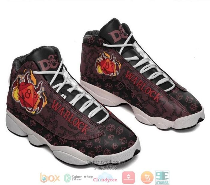 Dungeon And Dragon Warlock Game Air Jordan 13 Sneaker Shoes