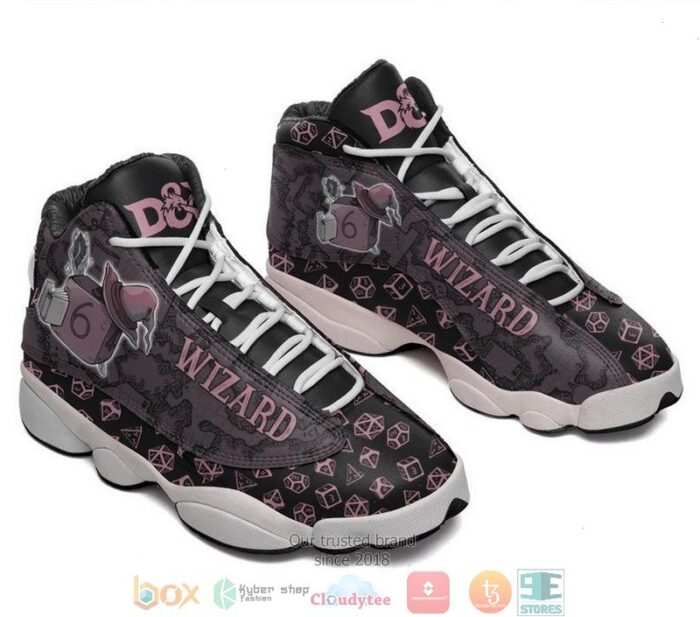 Dungeon And Dragon Wizard Game Air Jordan 13 Sneaker Shoes