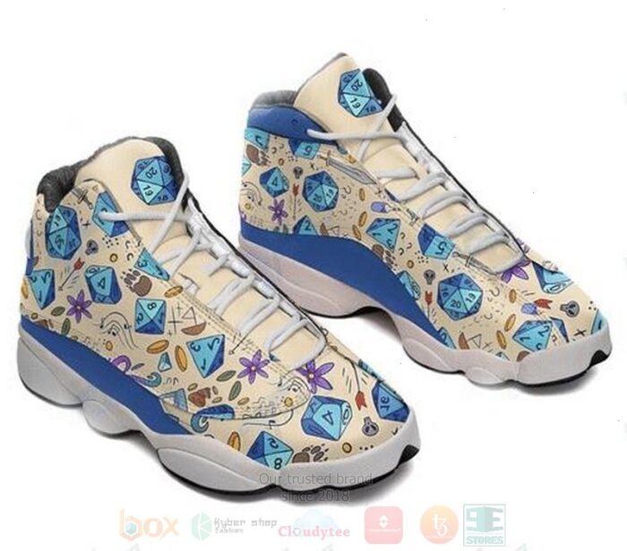 Dungeons And Dragons Dice Pattern Air Jordan 13 Shoes