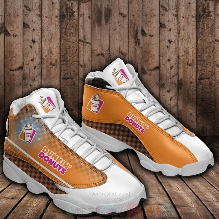 Dunkin Donuts Yellow Air Jordan 13 Shoes