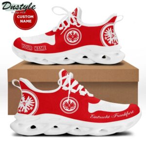 Eintracht Frankfurt Custom Name Red White Max Soul Shoes