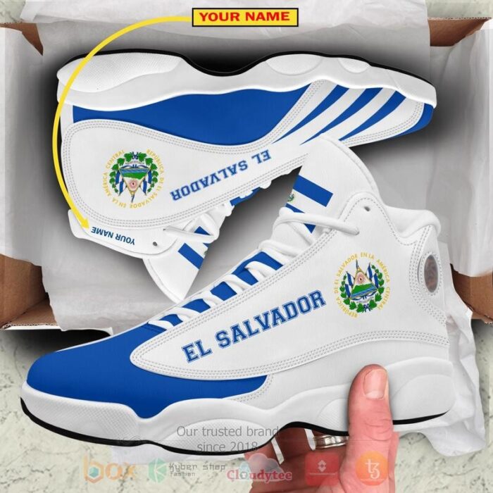 El Salvador Personalized Air Jordan 13 Shoes