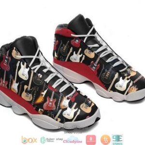 Electric Guitar Pattern Air Jordan 13 Sneaker Shoes