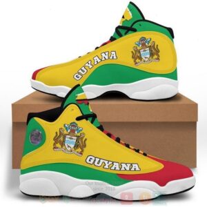 Emblem Of Guyana Guyana Air Jordan 13 Shoes