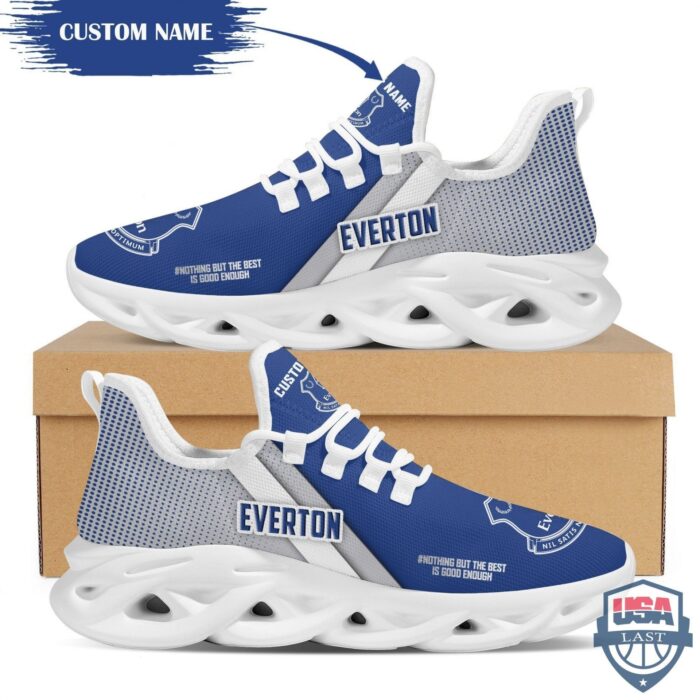 Everton FC Royal Custom Name Max Soul Shoes