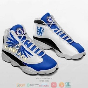 Fc Chelsea Football Teams Big Logo 35 Gift Air Jordan 13 Sneaker Shoes