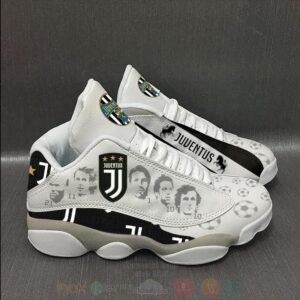 Fc Juventus Football Team Air Jordan 13 Shoes