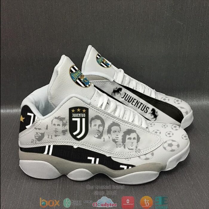 Fc Juventus Football Team Air Jordan 13 Sneaker Shoes