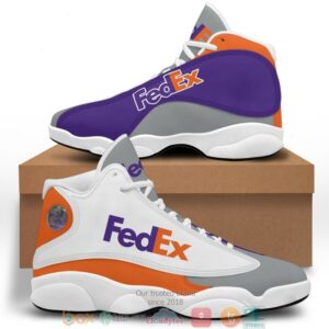 Fedex Logo Bassic Air Jordan 13 Sneaker Shoes