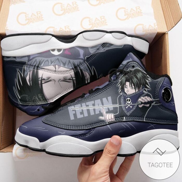 Feitan Sneakers Custom Anime Hunter X Hunter Air Jordan 13 Shoes