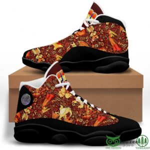 Fire Pattern Custom Pokemon Air Jordan 13